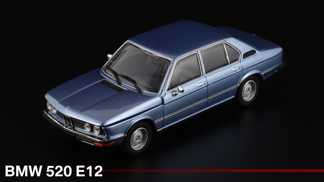 BMW 520 E12 Fjord-metallic /// Minichamps /// Масштабные модели автомобилей Германии 1970-х 1:43