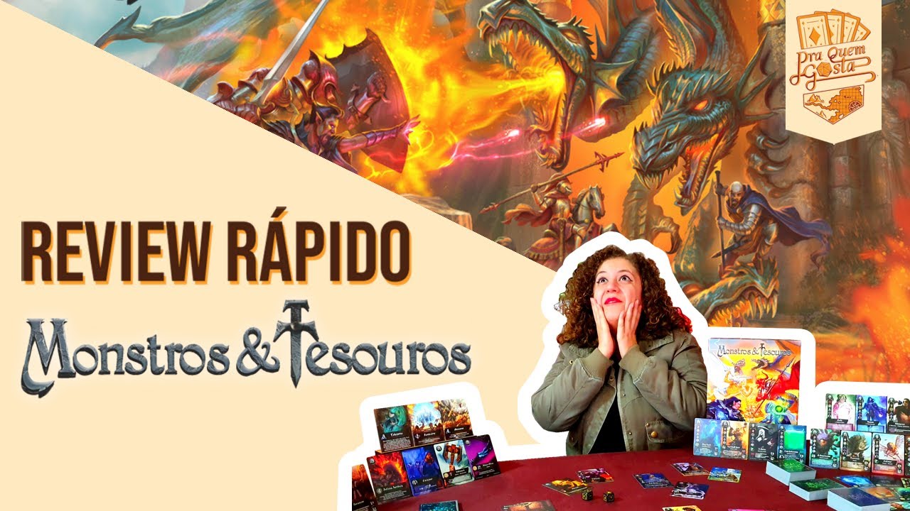 REVIEW RÁPIDO: MONSTROS & TESOUROS - Pra Quem Gosta