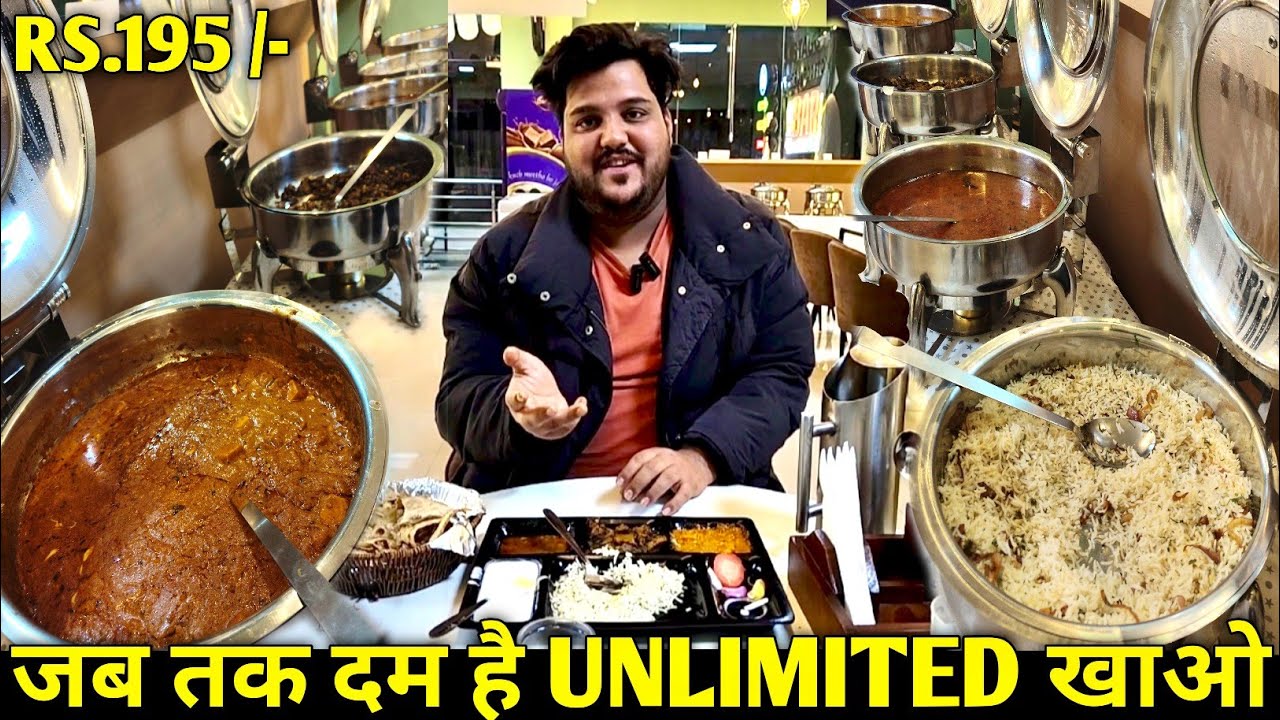Unlimited Food Buffet | Street food india | luxury in cheap | jaipur street food