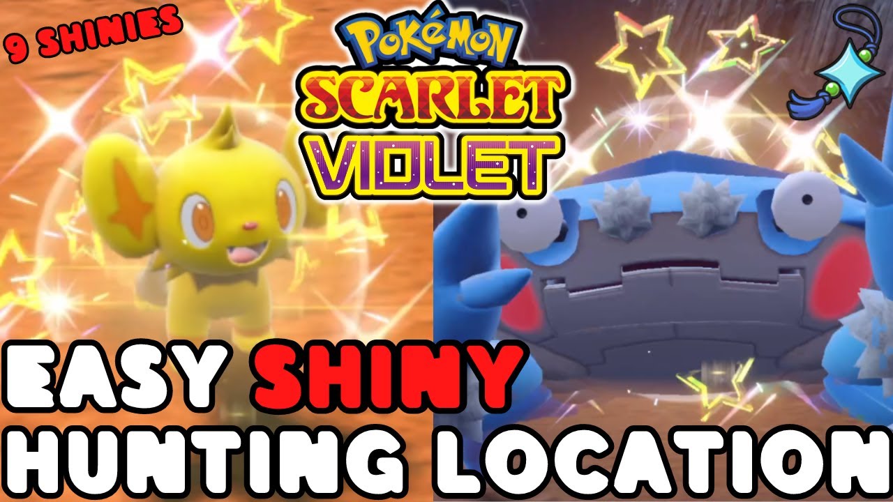 9 EASY SHINY HUNTS Exploit for Pokemon Scarlet and Violet