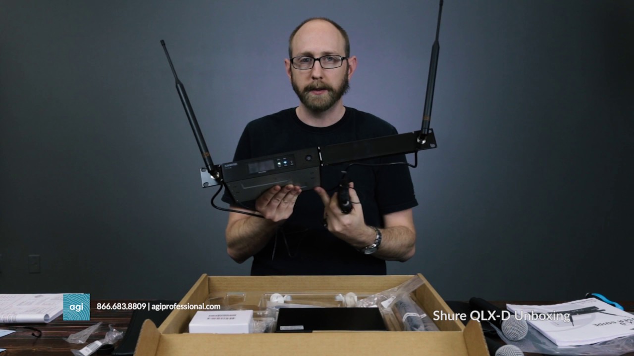 UNBOXING - SHURE QLX-D