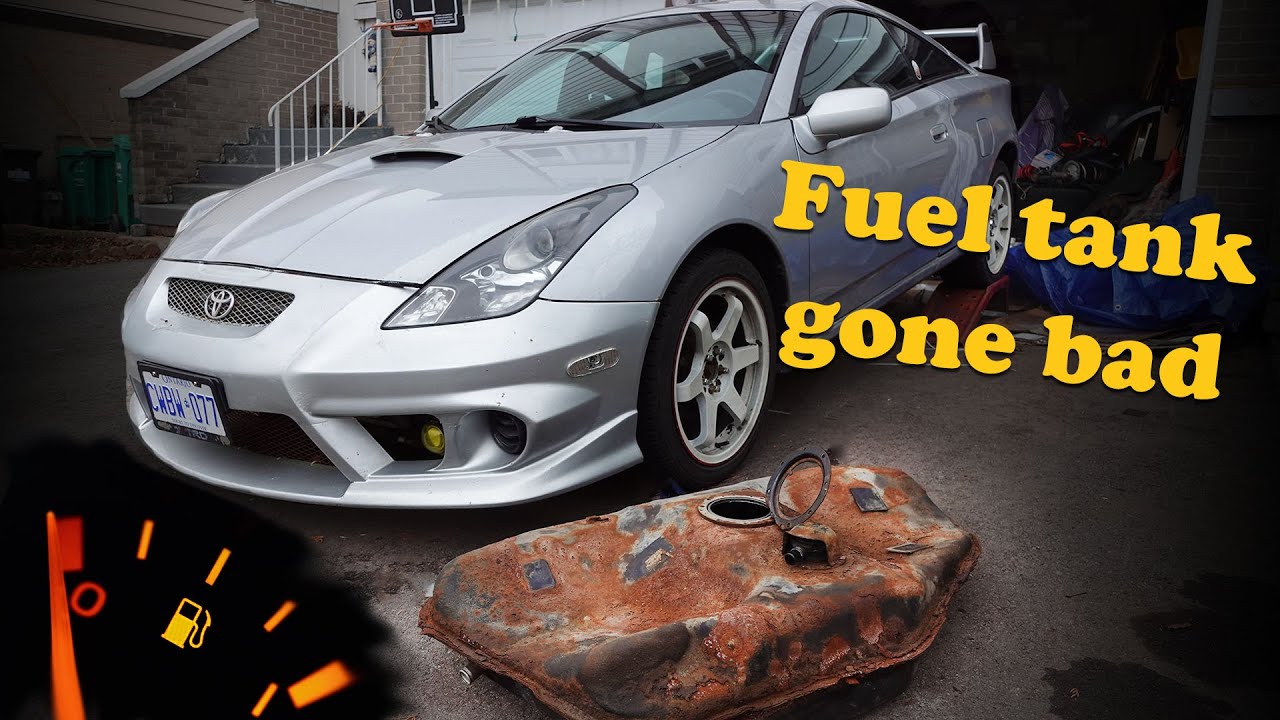 Swapping fuel tanks on the celica zzt231