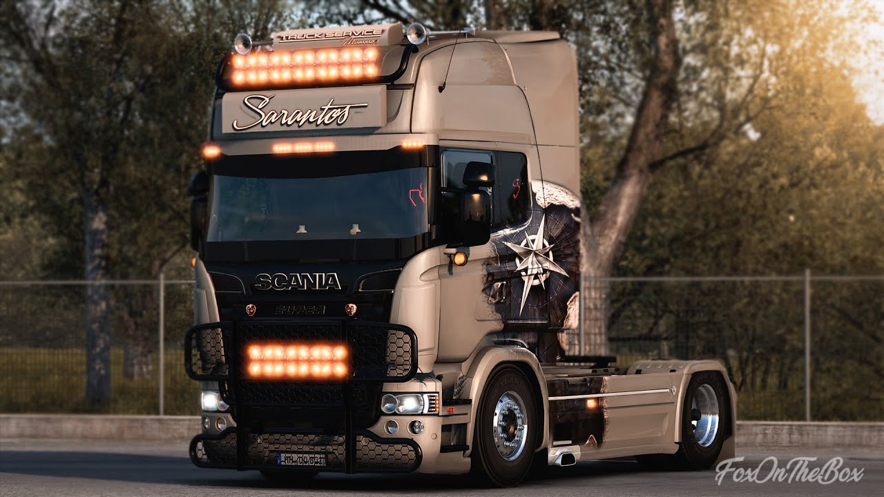 ETS2 1.45 Scania RJL Sunshield Pack *80 Different styles* | Euro Truck Simulator 2 Mod
