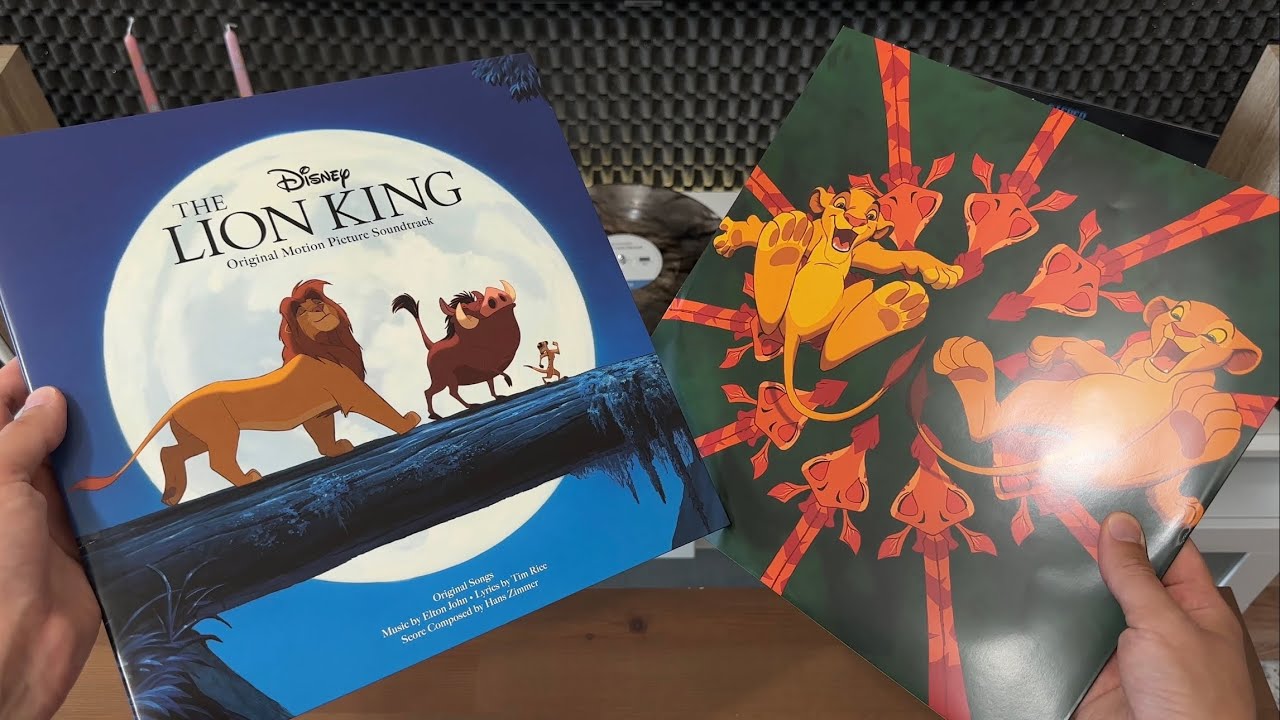 OST The Lion King 30th Anniversary Zoetrope Vinyl - Распаковка и обзор виниловой пластинки