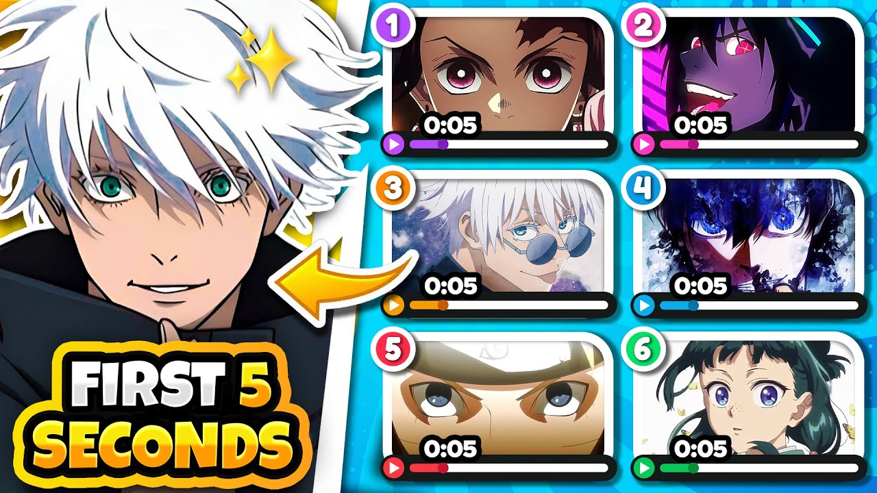 Guess the Anime Opening by its *FIRST 5 SECONDS*🎧l (Noob - Otaku) - Anime Opening Quiz 🔥