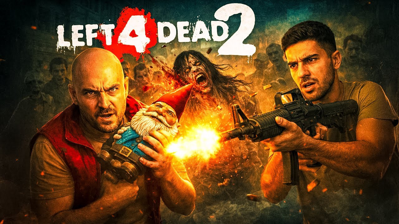 We Tried Beating Left 4 Dead 2 Carrying ONE Gnome… Here’s What Happened