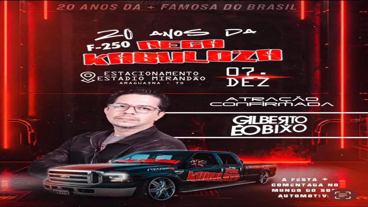 CD 20 Anos da F250 Nega Kabuloza 2024 - DJ Gilberto éo Bixo e DJ Hugo Original