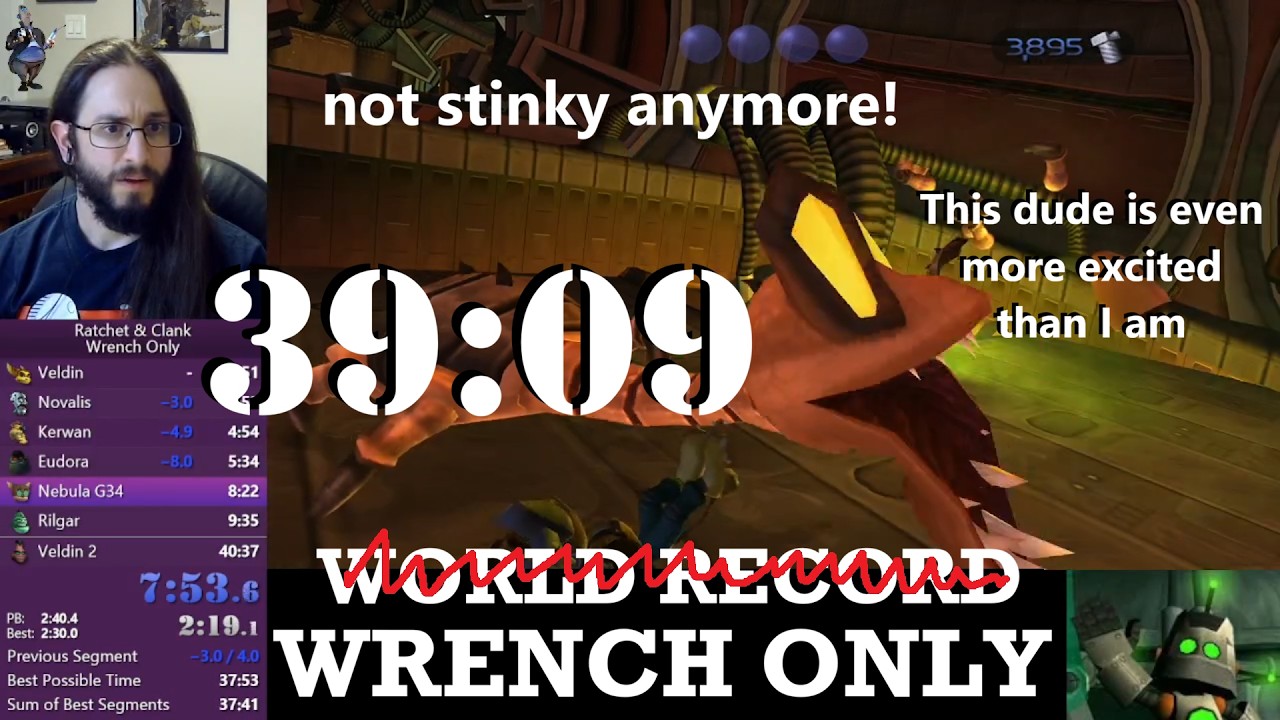 Ratchet & Clank Wrench Only in 39:09 - World Record
