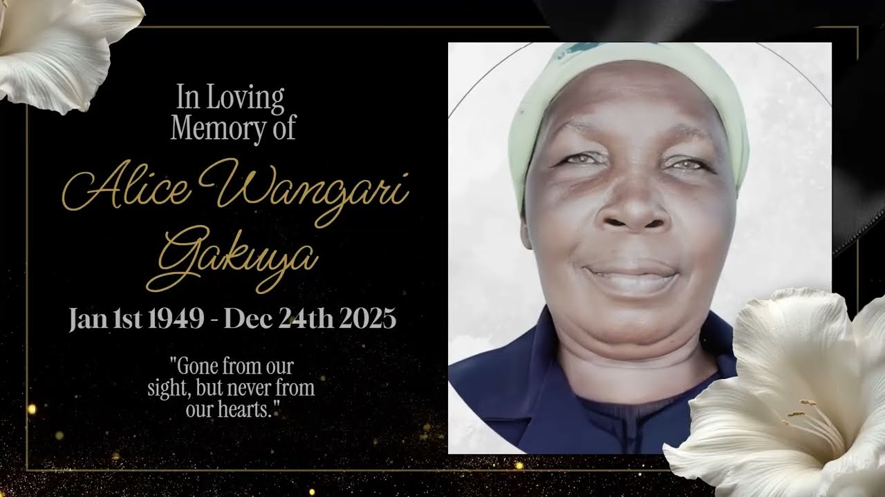 Alice Wangari Gakuya Funeral Ceremony