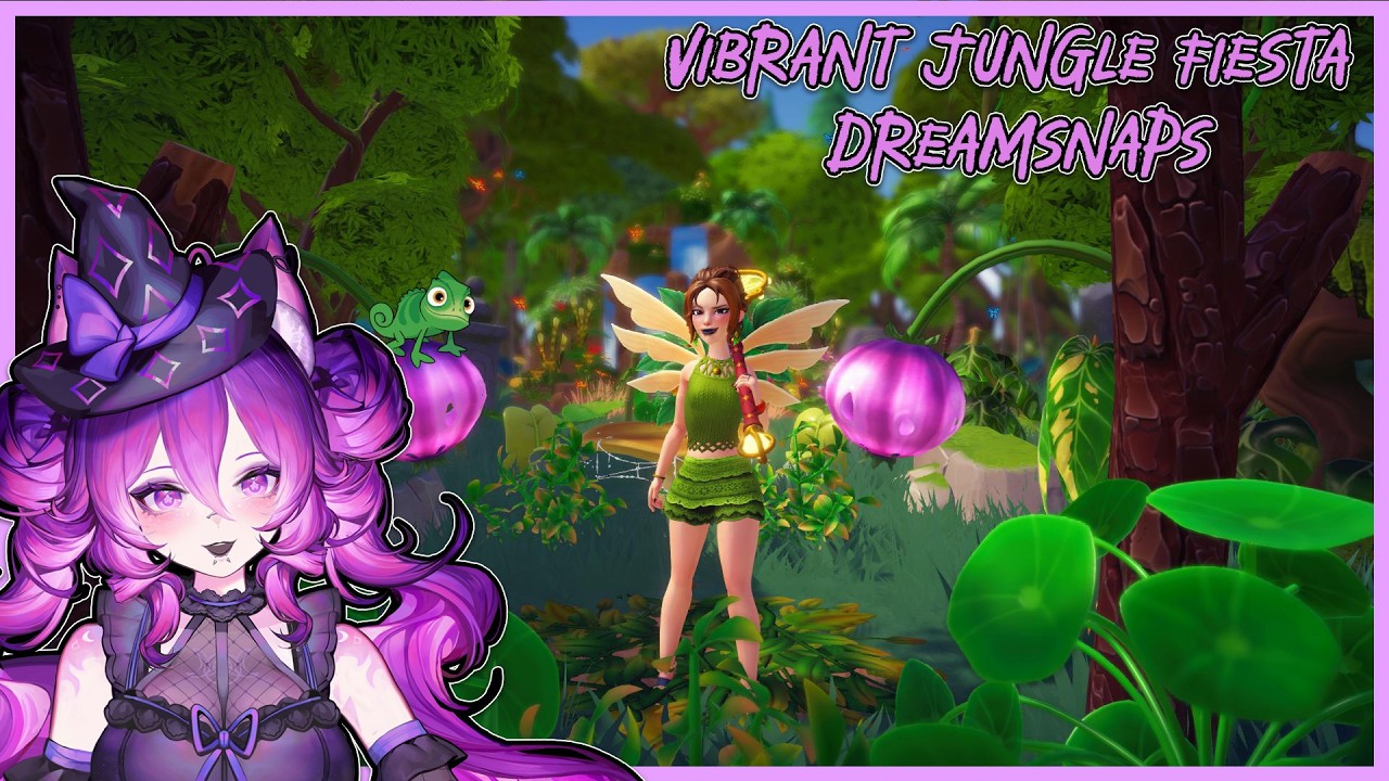[Vibrant Jungle Fiesta Dreamsnaps] Inspiration and Process for Disney Dreamlight Dreamsnaps!