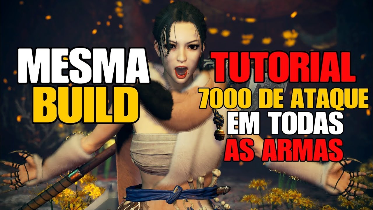 Nioh 2 - Ataque bruto com todas as armas em qualquer build