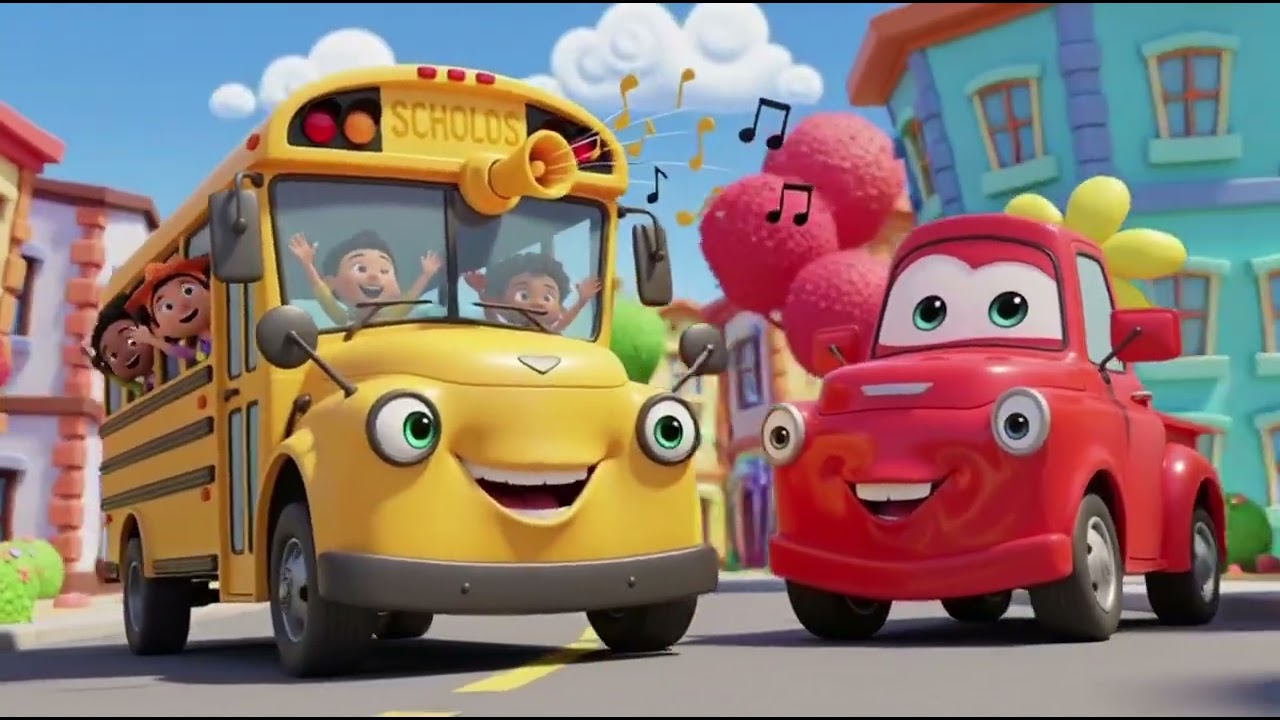Red Truck’s Beep-Beep Hello | Truck Songs & Nursery Rhymes for Kids