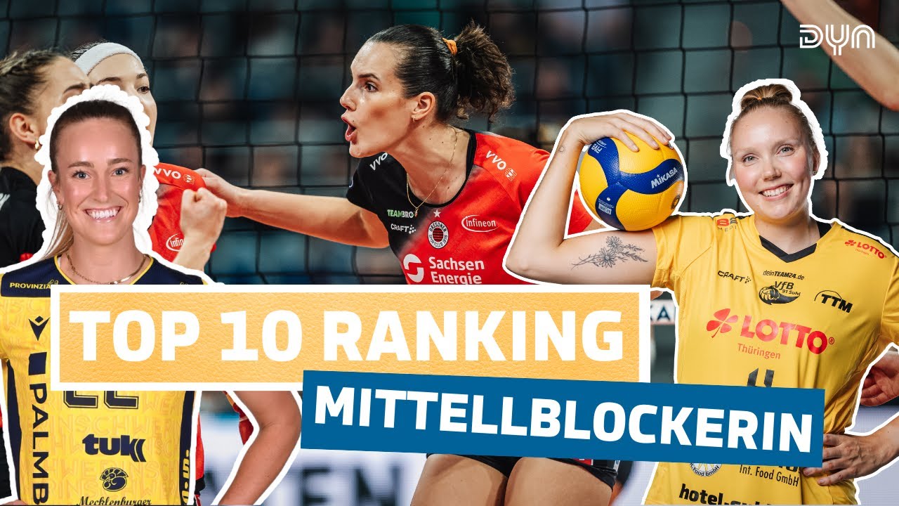 TOP 10 MITTELBLOCKERINNEN in der VOLLEYBALL BUNDESLIGA🤩| Frauen