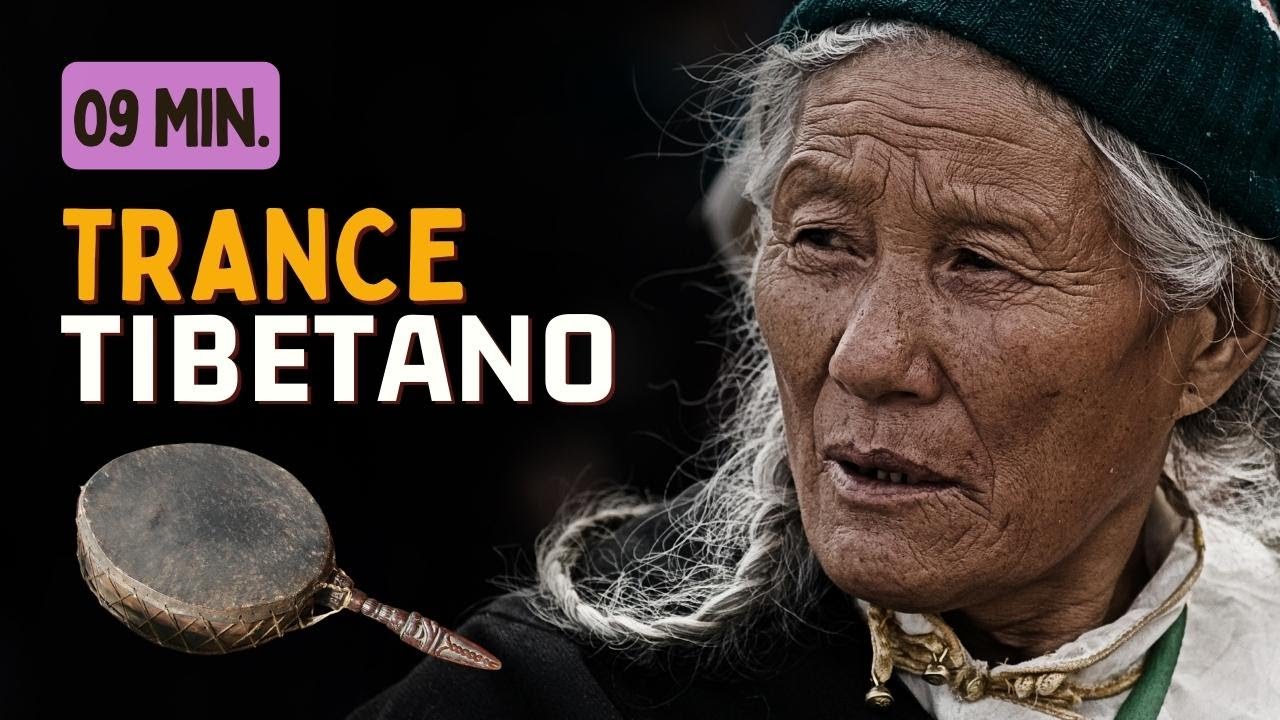 Tambor Chamánico Tibetano (4K) 🏔️ 09 Minutos | Meditación Profunda 🧘‍♀️