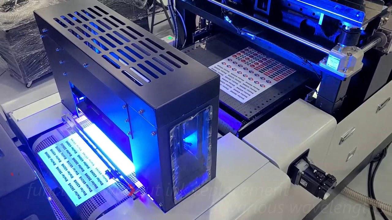 Spot uv coating machine