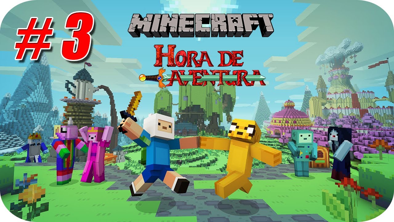 Minecraft (Mini Serie) Hora de Aventuras - Capitulo 3 - En Busca de Alimento