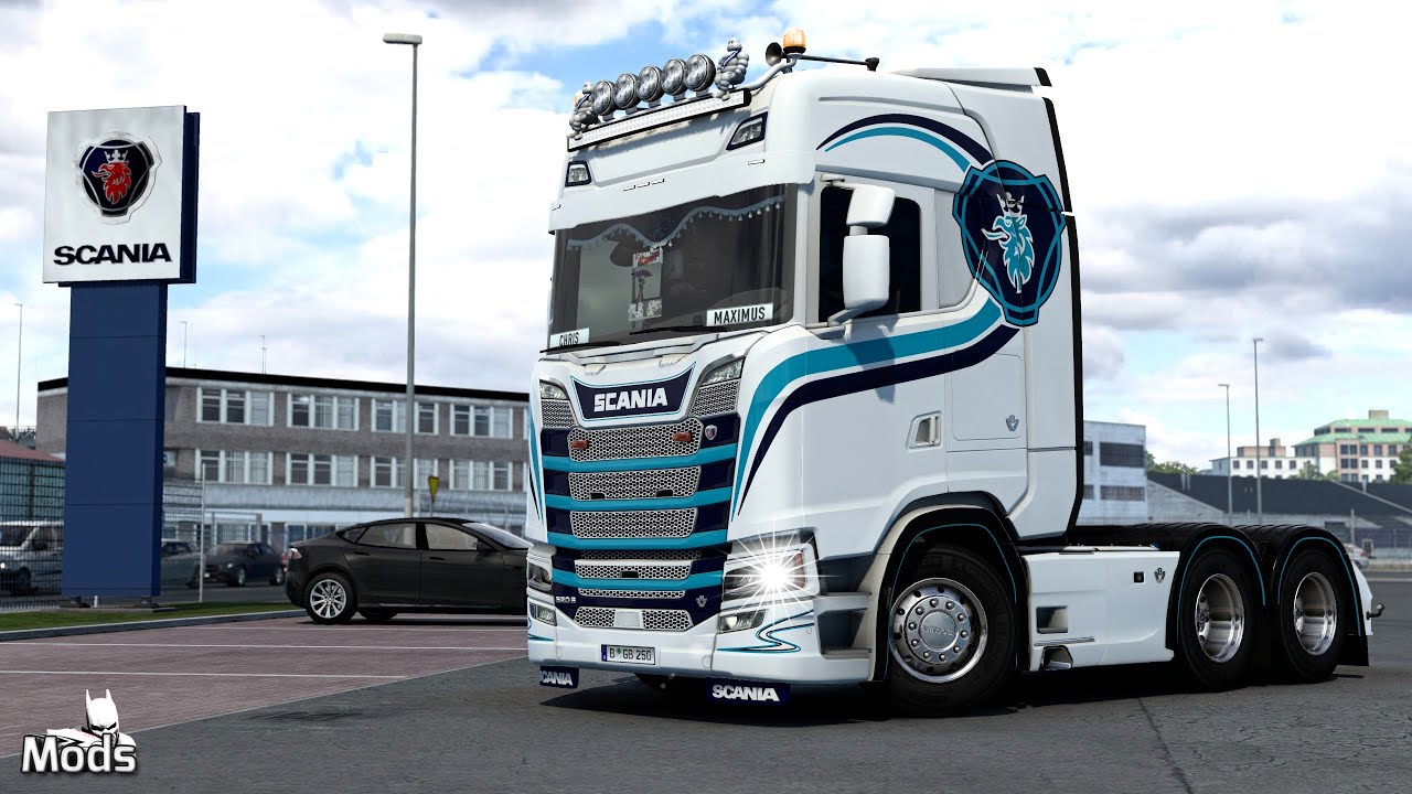 ETS2 1.40 MODS ★ LKW Tuning ▶️ NEW Scania 520S V8 Highline SCS [Basteln mit Maximus]