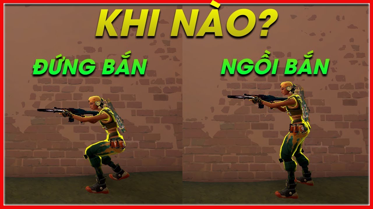 KHI NÀO NÊN ĐỨNG BẮN VÀ NGỒI BẮN - TIP & TRICK VALORANT