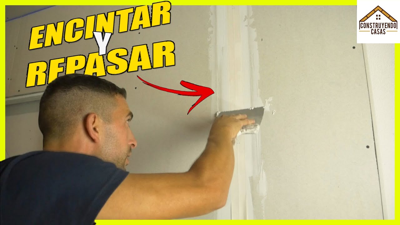 🔶Como ENCINTAR y REPASAR YESO LAMINADO (Pladur)🔶 y dar MANOS de TERMINACIÓN | 2023
