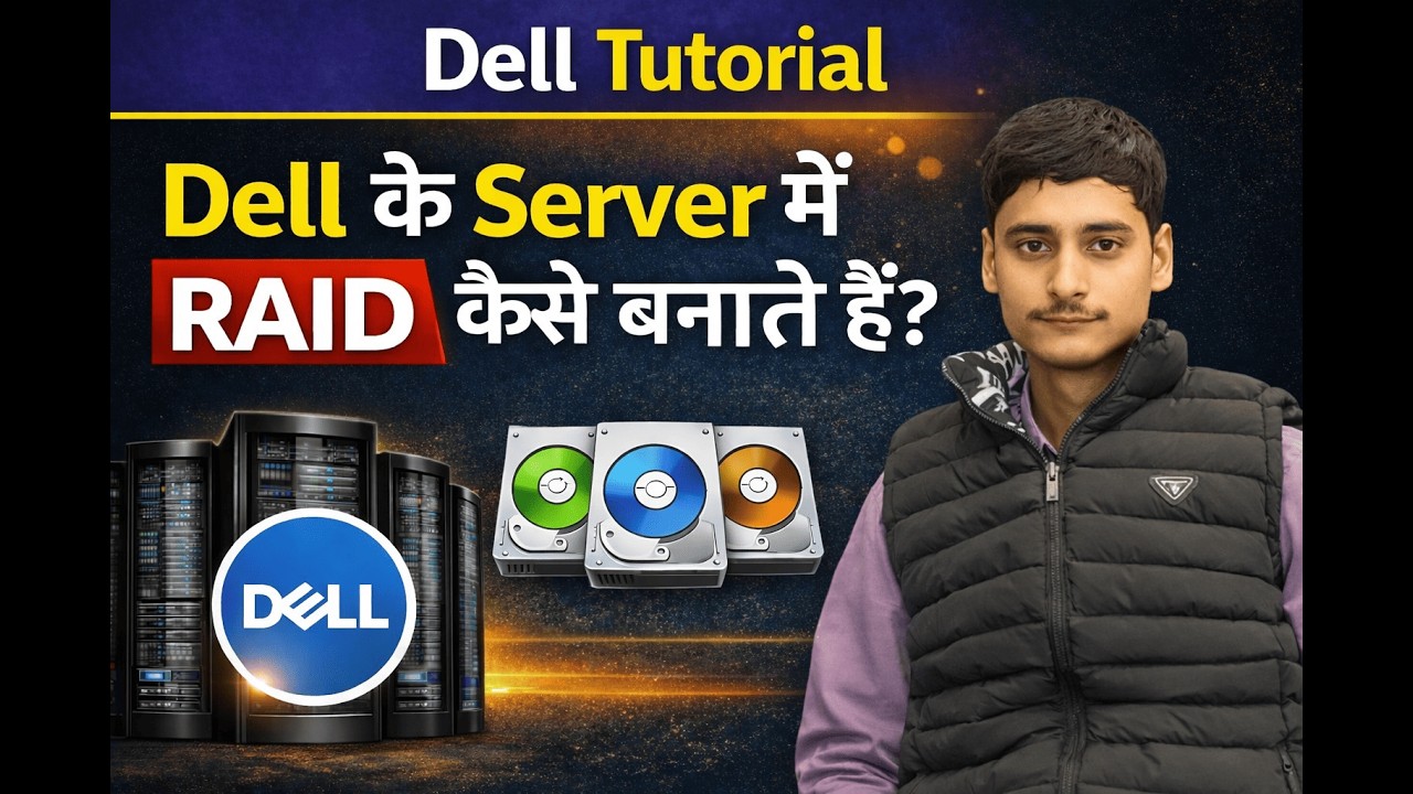 How to create RAID in Dell Server? | Step-by-Step RAID Configuration in Dell Server (Hindi)