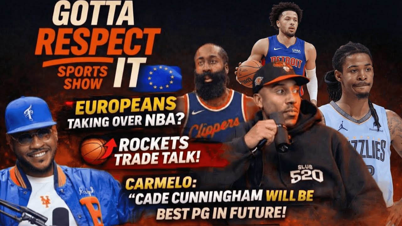 Europeans Are Taking Over the NBA? Melo Says Cade Cunningham Will Be the Best PG!Houston Needs a PG!