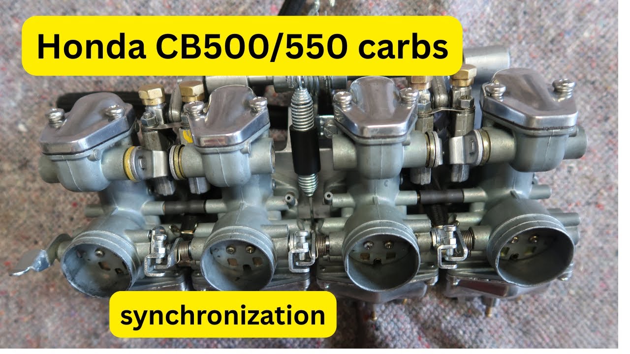 Honda CB500 carbs PT3 synchronization and gantry set up #Motorcycle Restoration | Biker