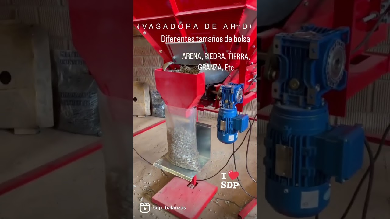 ENVASADORA DE ARIDOS SEMIAUTOMATICA.