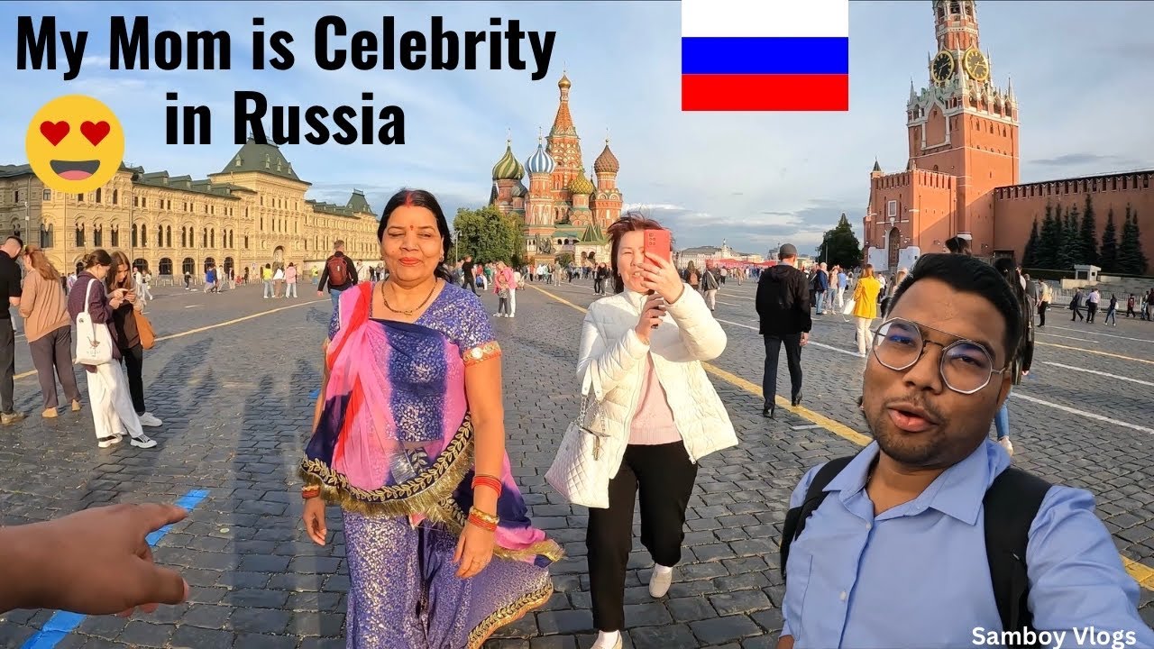 Моя мама — знаменитость в России 🇷🇺 | Красная площадь Москва | Эпизод - 21