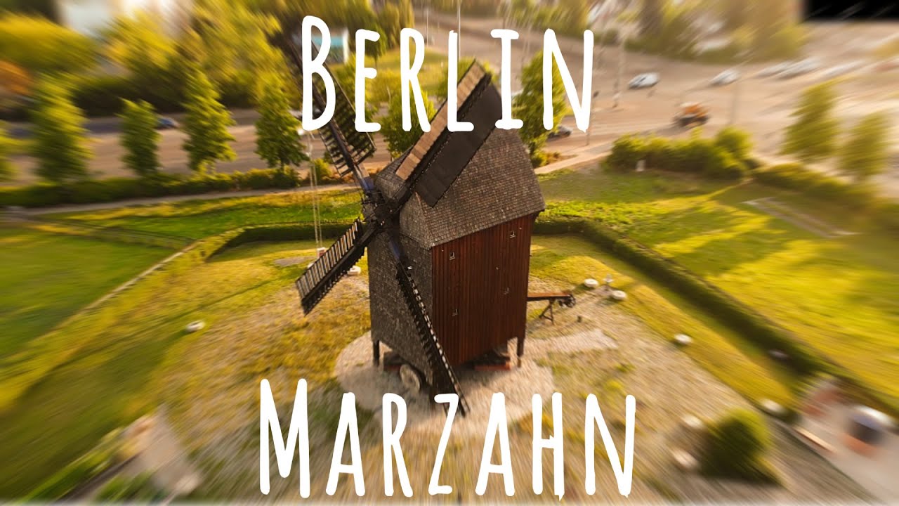 Berlin Marzahn Plattenbau im Grünen 4K
