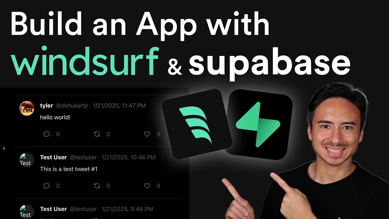 Using Windsurf and Supabase to build a Twitter Clone