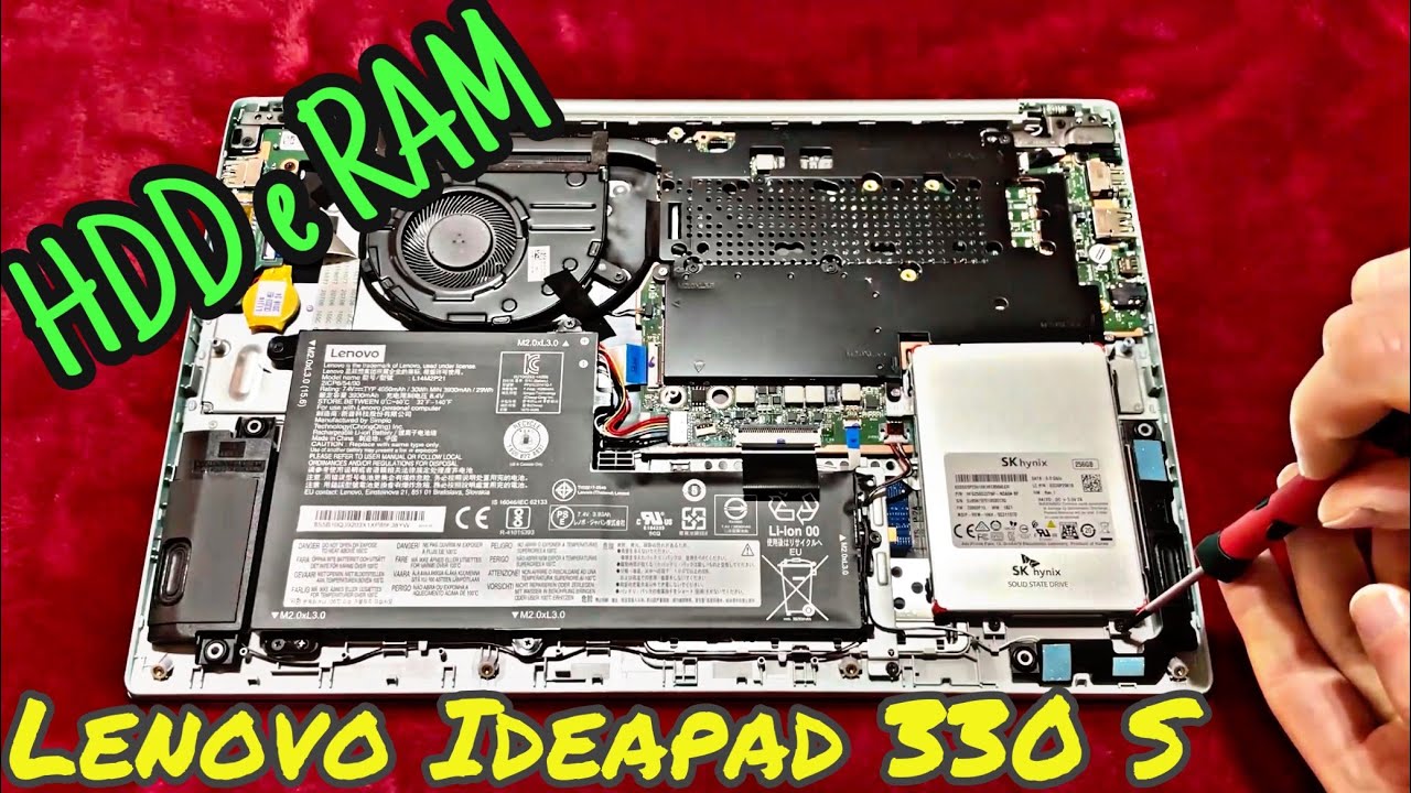 SOSTITUIRE HDD E RAM PC PORTATILE LENOVO IDEAPAD - NOTEBOOK