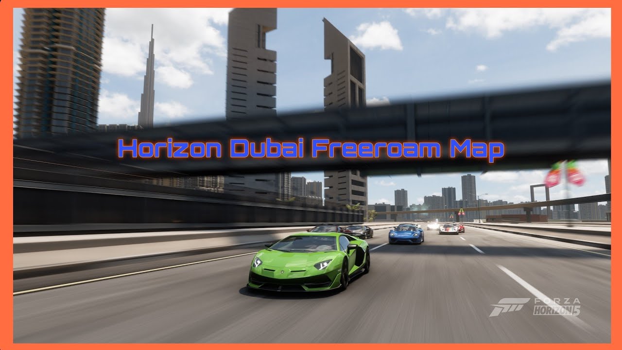 Forza Horizon 5: Horizon Dubai Freeroam Map (Eventlab)