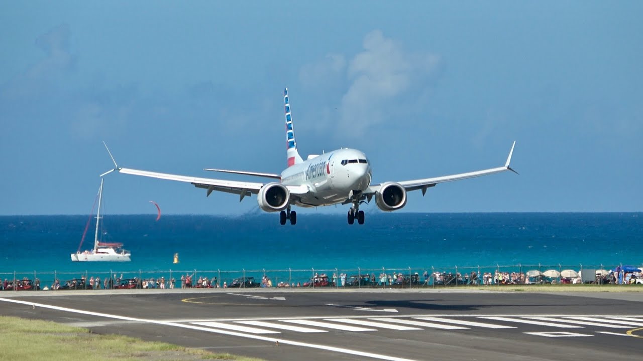 St Maarten Princess Juliana arrivals & departures SXM Planespotting in 4K, *BEST BITS*