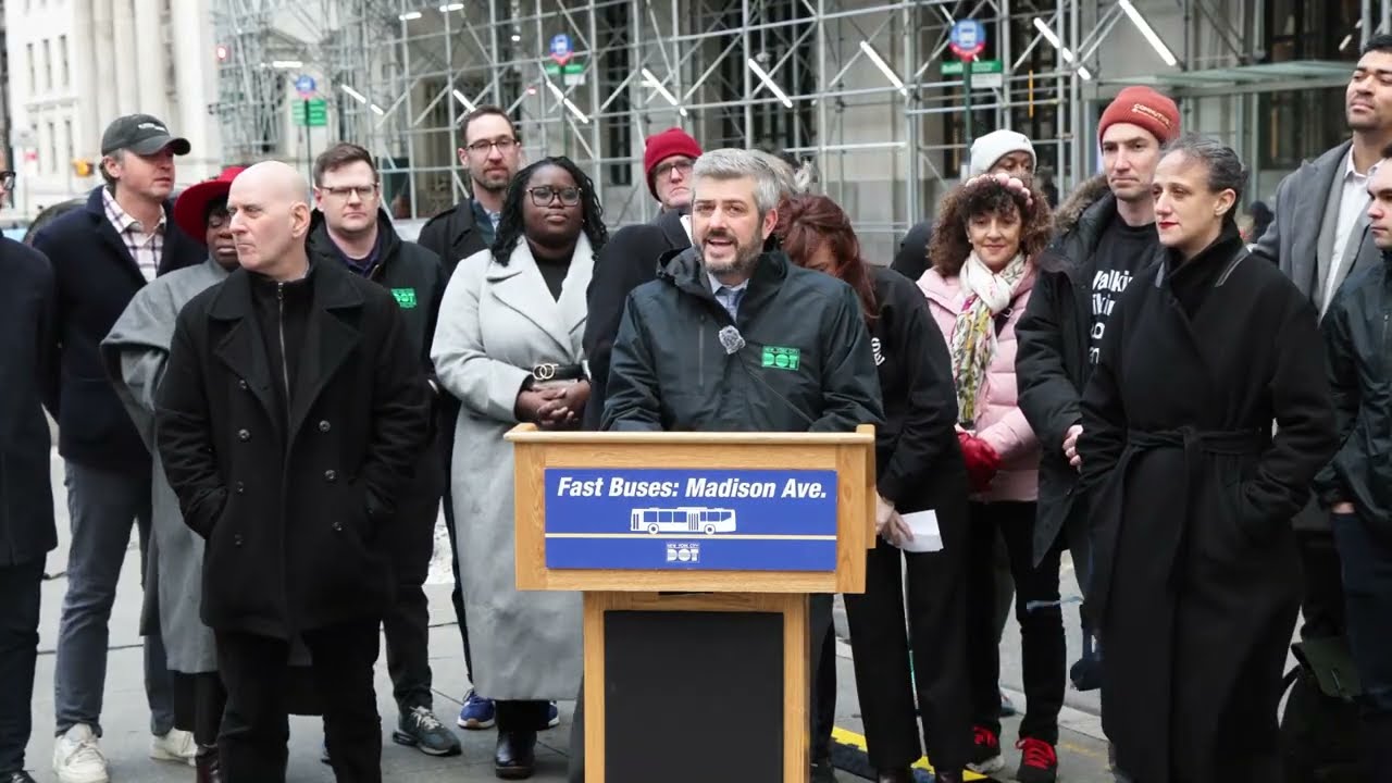 NYC DOT MOVES FORWARD WITH STALLED MADISON AVENUE BUS LANE PROJECT