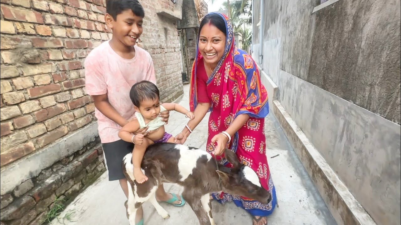 গ্রামে থাকার মজাই আলাদা,হেসে খেলে দিন কেটে যায়