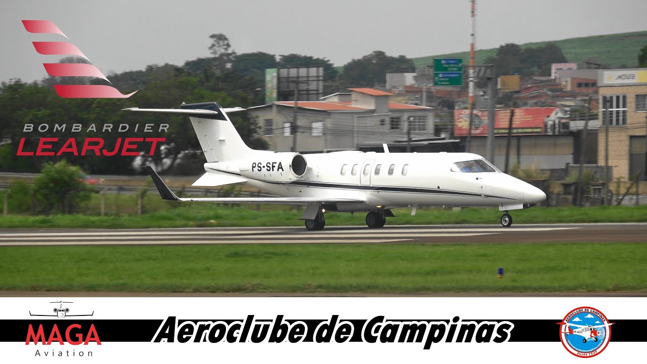 Learjet 45 PS-SFA - take-off - Aeroclube de Campinas-SP SDAM 15/11/ 2025