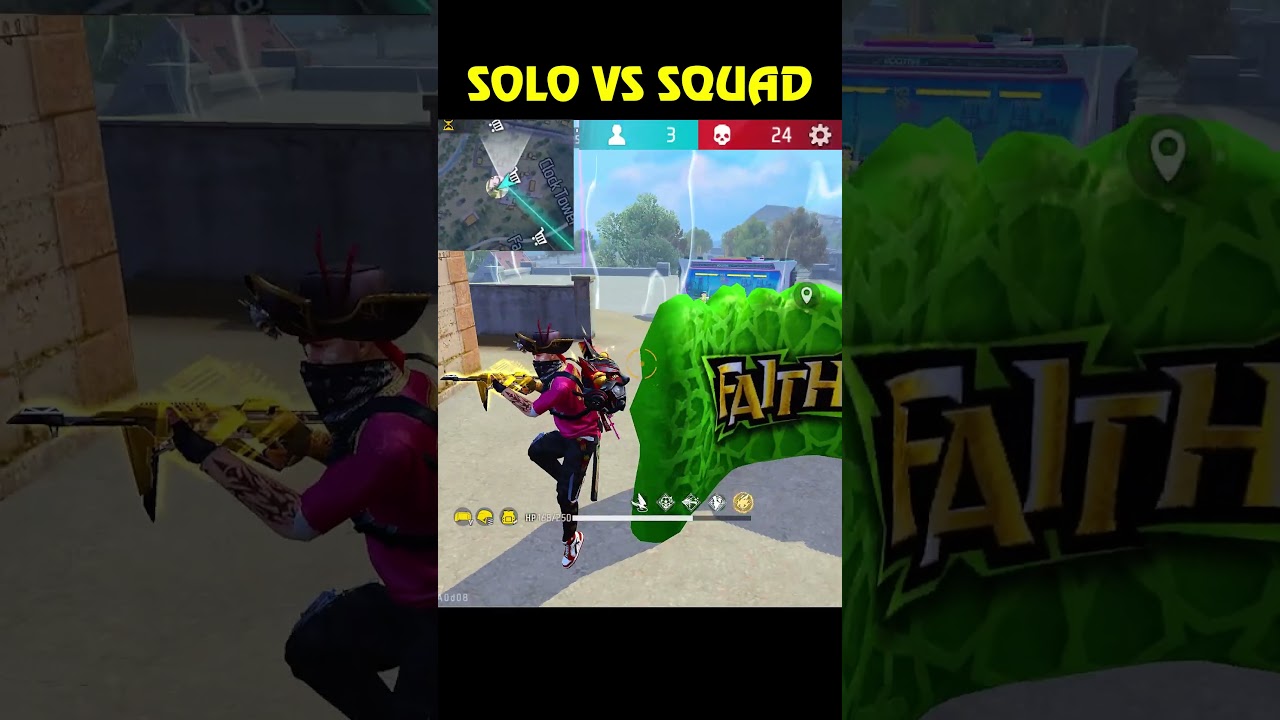MP40 IS BEST🔥🔥SOLO VS SQUAD | GARENA FREE FIRE #shorts #youtubeshorts