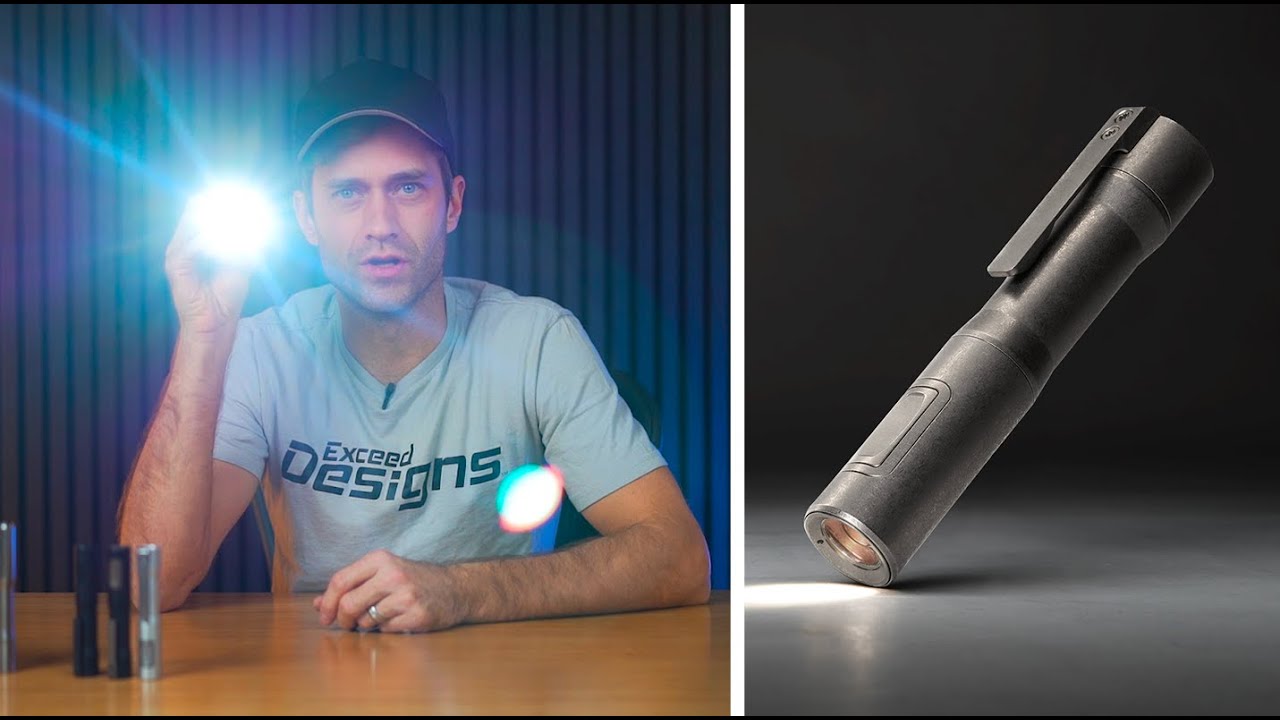Never Been Done Before In Flashlight History! 🔦 RAMPANT™ Titanium EDC Flashlight By Exceed Designs