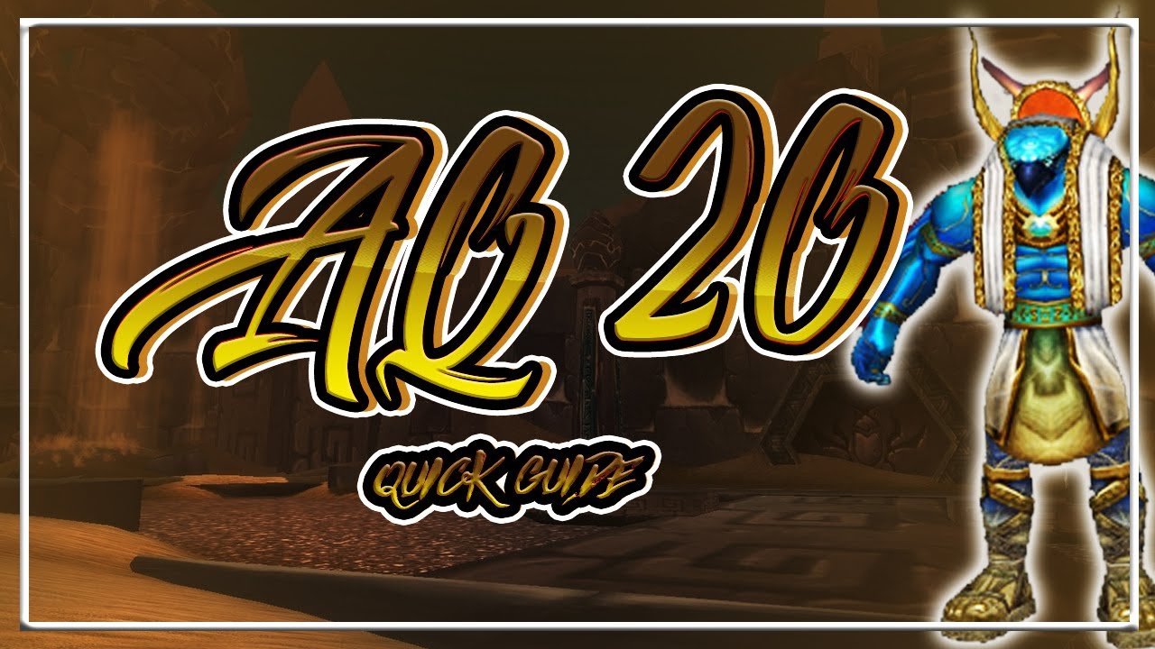 Ruins of Ahn'Qiraj (AQ20)│QUICK GUIDE│WoW Classic