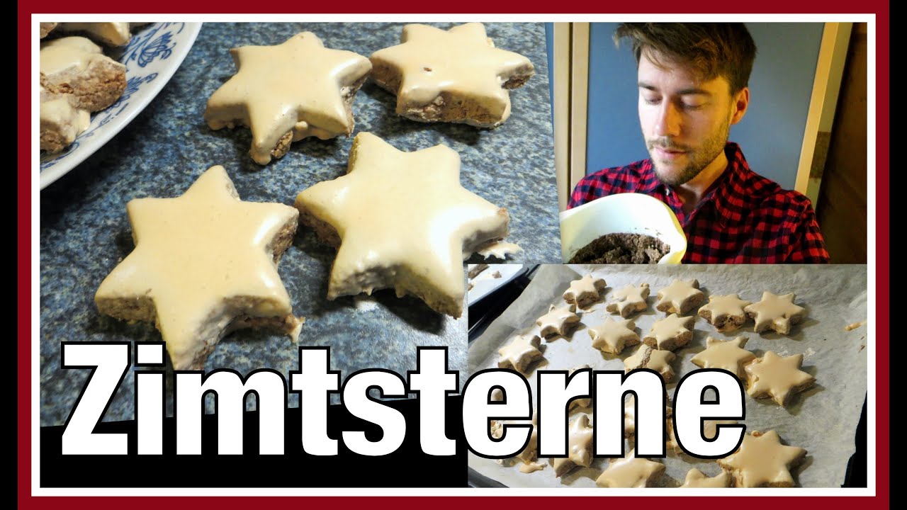 Bolachas tradicionais de Natal da Alemanha 🌟🇩🇪🎄 | ZIMTSTERNE