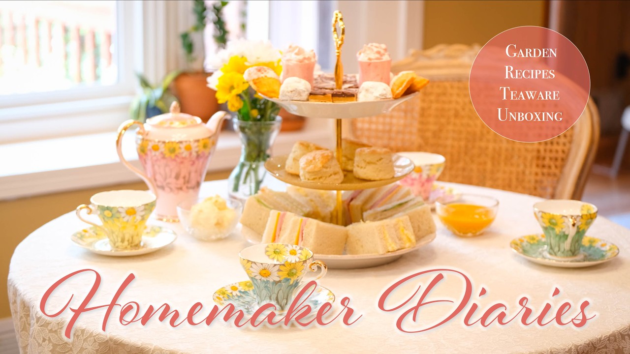 Homemaker Diaries 1 | Summer Garden, Cozy Home, Tea Party