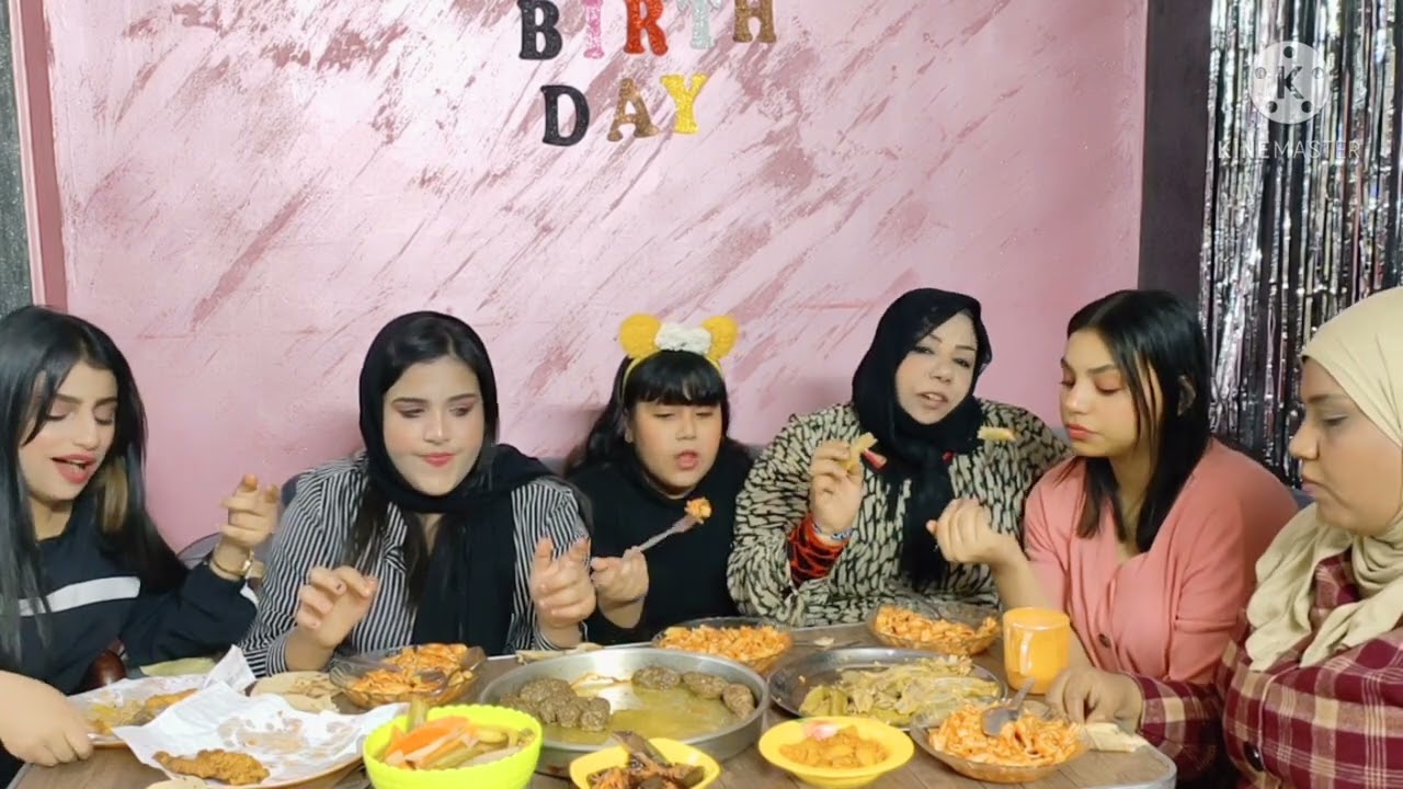 تعالوا شوفوا عزومه عيد ميلاد جومانا 🤗♥️
