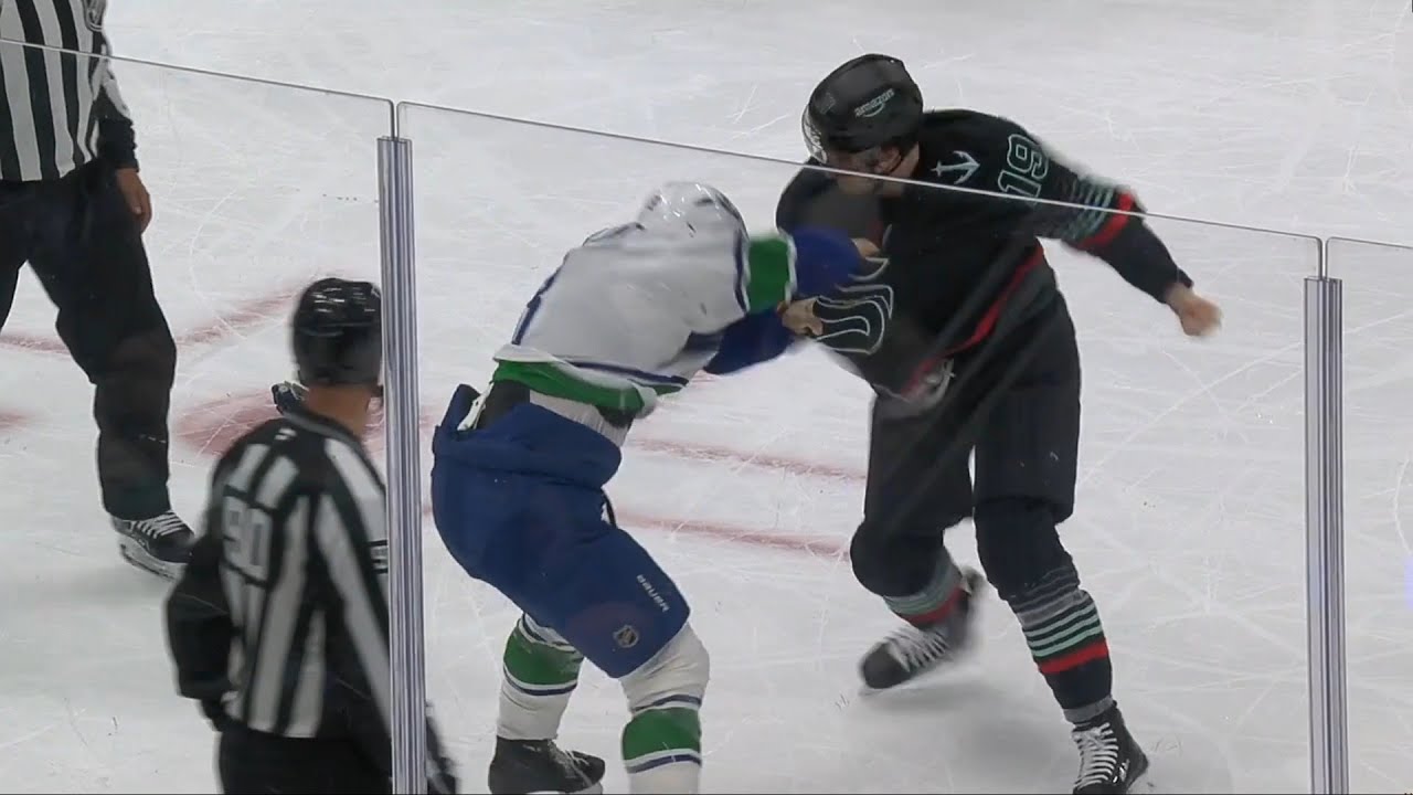 Jared McCann Drops The Gloves With Connor Garland