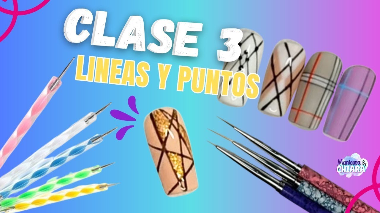 Nail art clase #3 mano alzada