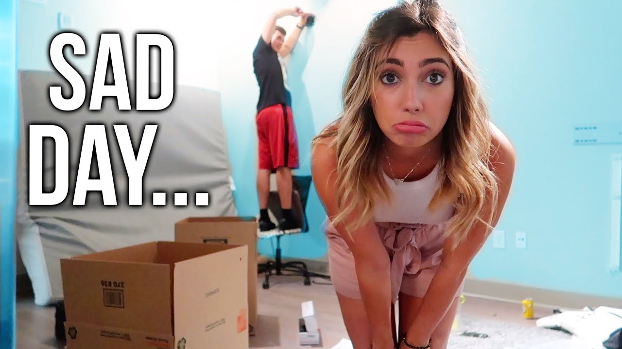 HE MOVED OUT :(