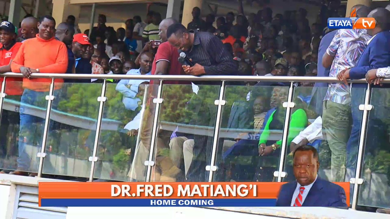 LIVE| Fred Matiang'i Homecoming