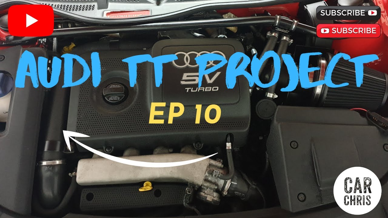 AUDI TT MK1 fitting a aftermarket charge pipe ( boost hard pipe )