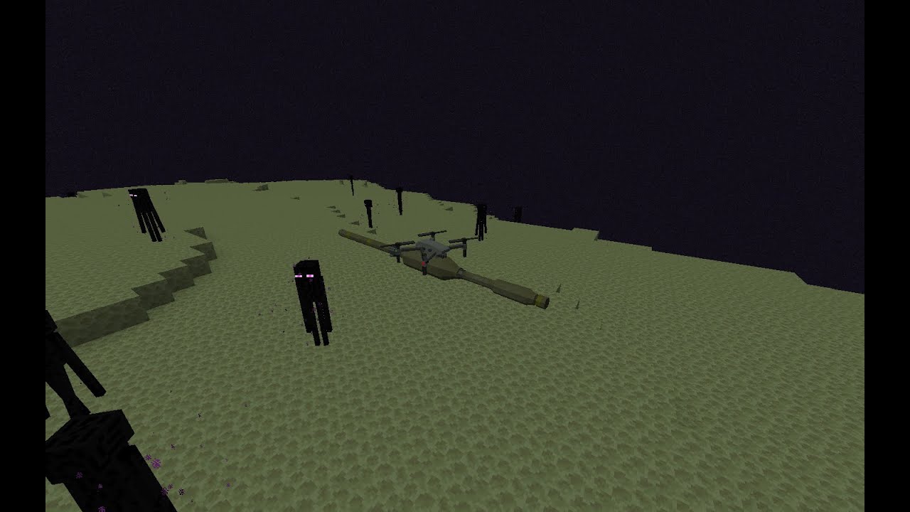 kamikaze drone vs ender dragon | minecraft java