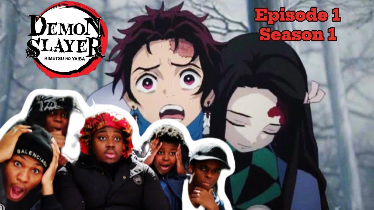 BROTHERS watch DEMON SLAYER FOR THE FIRST TIME | 1x1 