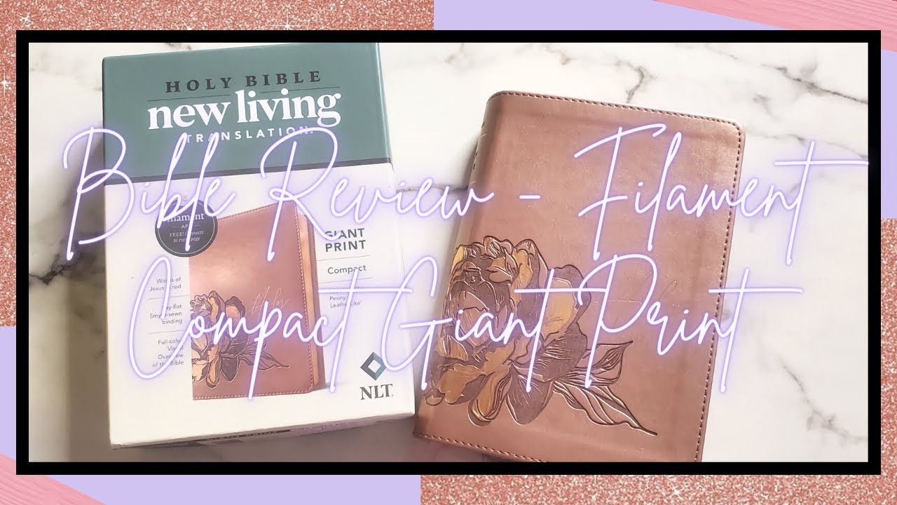 Bible Unboxing | The Filament Compact Giant Print Bible (Rose Gold Edition)